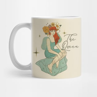 flower crown girl Mug